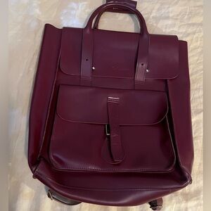 Dr. Martens Kiev backpack smooth leather burgundy